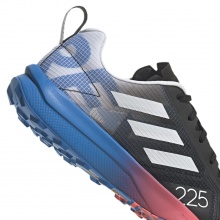 adidas Terrex Speed Flow (leicht, atmungsaktiv, bequem) schwarz/weiss/blau Trail-Laufschuhe Herren